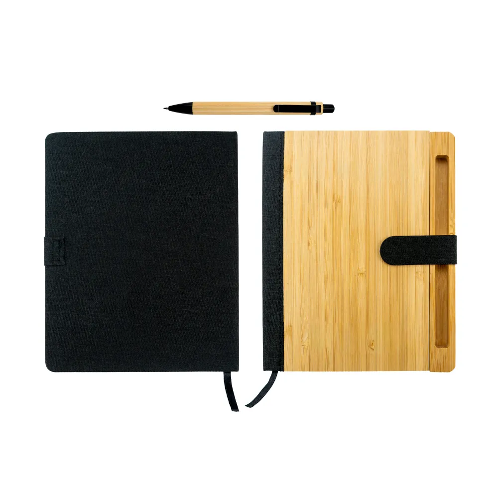 Bamboo-and-rPET-Notebooks-with-Pen-MB-11-BLK-Front-Back.webp