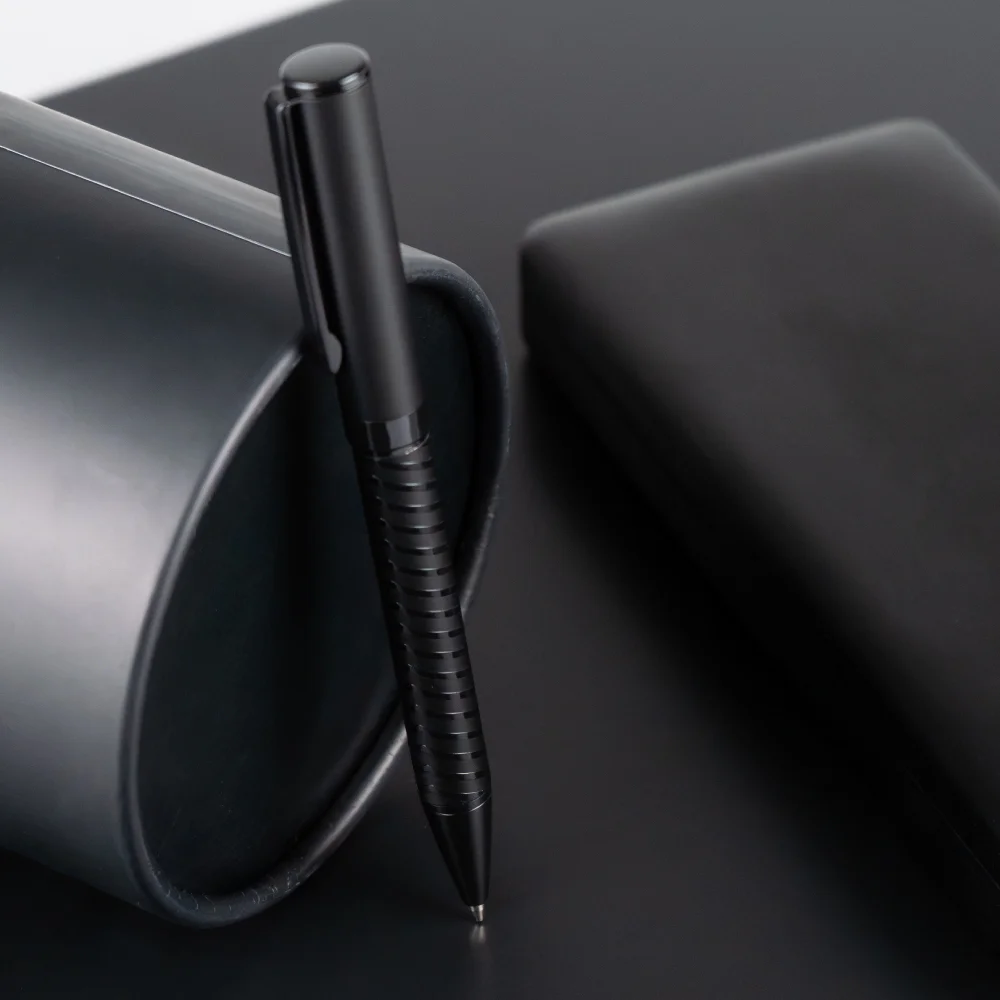 Black-Metal-Pens-with-Spiral-Design-Barrel-PN66-BLK-Sample.webp