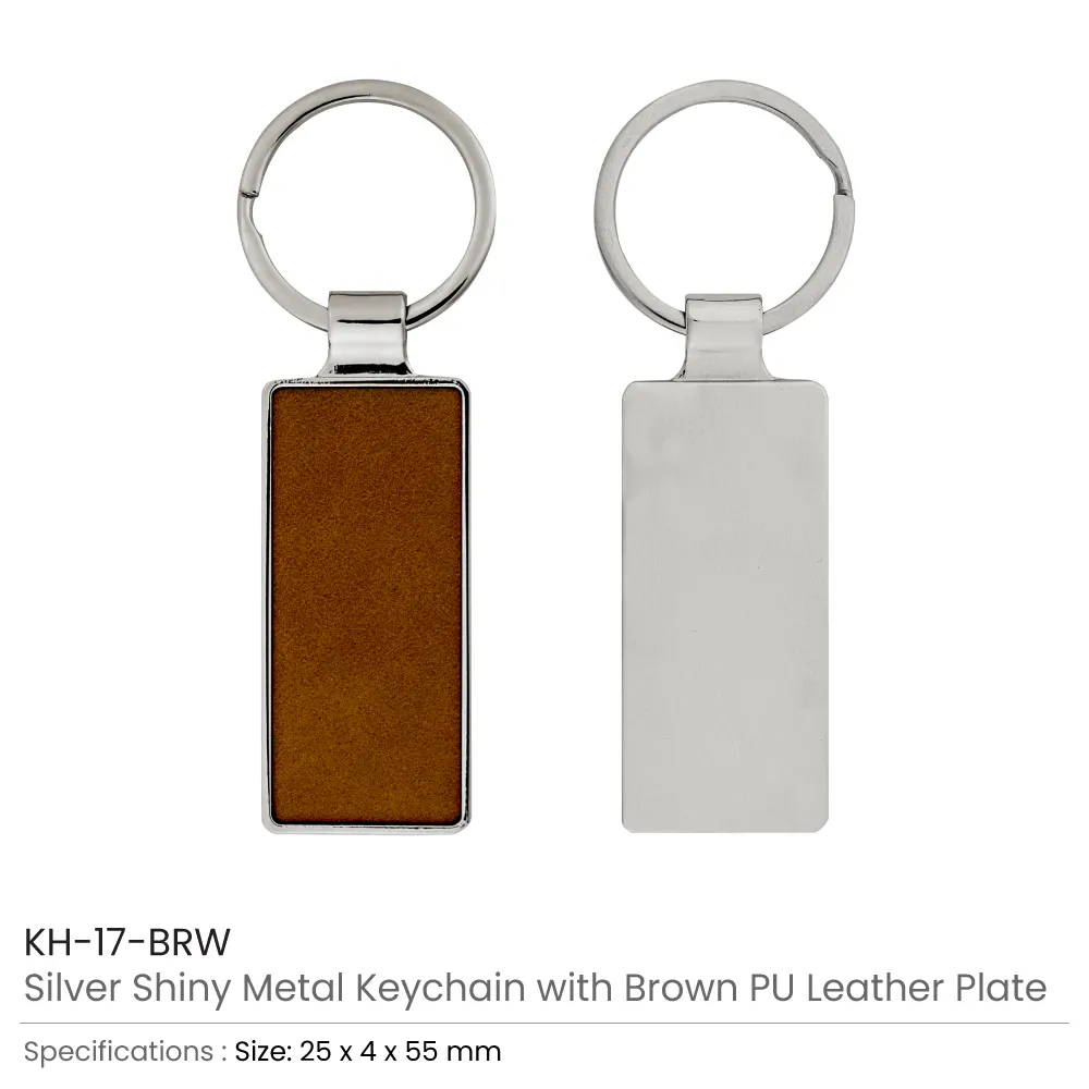 Silver-Shiny-Metal-Keychains-with-Laserable-PU-Leather-Plate-KH-17-BRW.webp