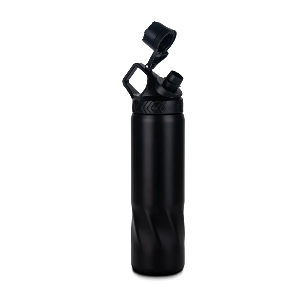 Stainless-Steel-Water-Bottles-in-Black-Matte-Double-Wall-TM-045-Open-View.webp