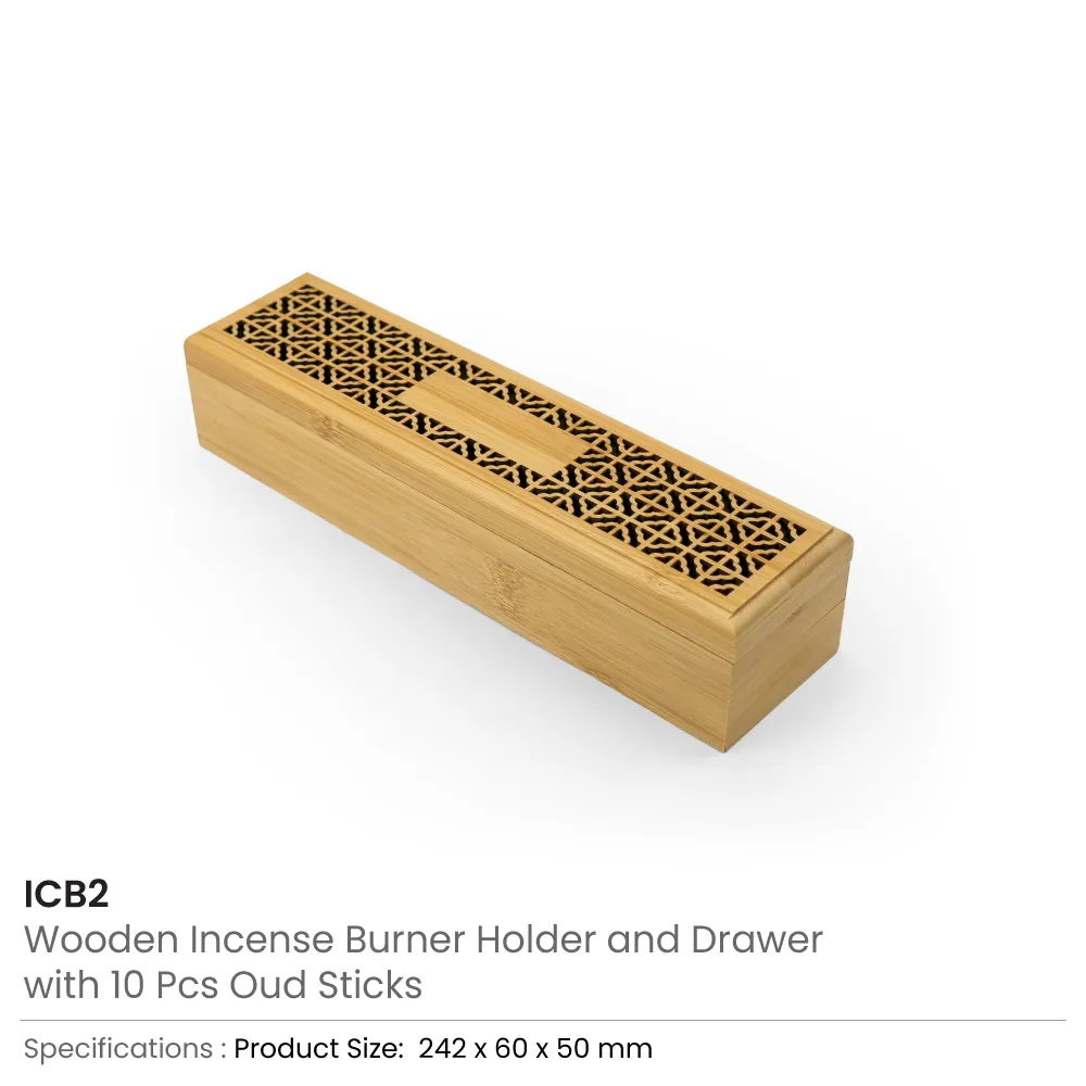 Wooden-Incense-Burner-Holder-with-Drawer-Includes-10-Pcs-Oud-Sticks-ICB2-Details.webp